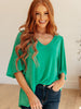 Cali Blouse in Emerald