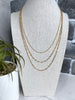 Set of 3 Layered Chain necklace - Gold