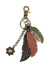 Metal Key Chain - Feather