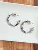 Camy Hoops - Black Dot