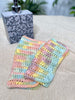 Pastel Crocheted Dish Towel set of 2