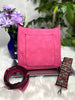 May Crossbody with Guitar Strap in Orchid