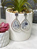Savannah Earrings - Silver Granite