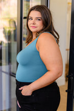 The Basics Reversible Longline Tank in Dark Teal