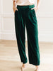 Velvet Elvis Wide Leg Velvet Pants